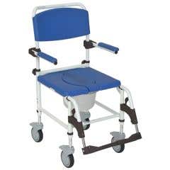 Aluminum Shower Commode Mobile Chair - Aluminum Shower Commode Transport Chair