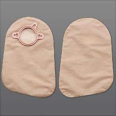 New Image Closed Pouch without Filter - Beige 2-3/4" Flange Size, 30/BX - Box of 30