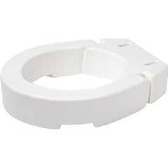 Hinged Toilet Seat Riser - Elongated