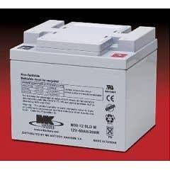 MK 12 Volt - 50 AMP Sealed Light Duty AGM Battery - Each