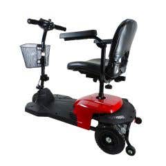 Drive Bobcat X3 3 Wheel Transportable Scooter - Red - Red