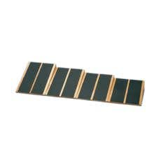 Fixed-Level Wooden Incline Boards, 1625 x 15 (1 ea: 15, 20, 25, 30 Degree Elevation)