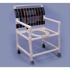 Shower/Commode Chair - Elongated Commode Seat