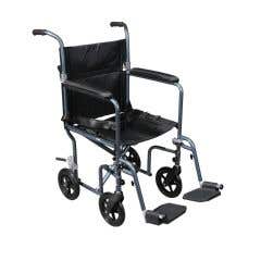 Flyweight Lightweight Transport Wheelchair with Removable Wheels - Flyweight Lightweight Red Transport Wheelchair with Removable Wheels