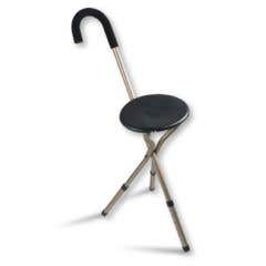 Adjustable Folding Seat Cane - Each
