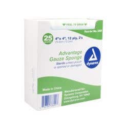 Dynarex 3369 4x4 Gauze Sponge Advantage Sterile - 12 Ply
