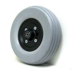 8" x 2 1/2" Caster Wheels With Urethane Tires and B10 Bearings Pair - 1 pair