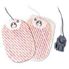 Biphasic Multifunction Defibrillation Electrodes - 3 3/4" x 5 3/4" - Pack of 2