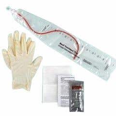 Touchless Plus Unisex Intermittent Catheter Kits - 14 Fr, Vinyl, Coudé, Latex-Free