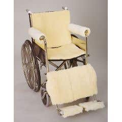 Sheepskin Coverings - Arm Rest Only - White - 1 pair