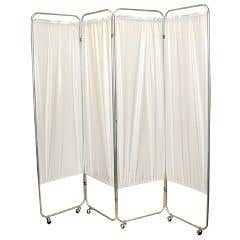 Standard 4-Panel Privacy Screen With Casters
