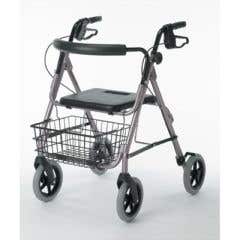 1 Rear Wheel 8" w/ hardware for the Guardian Envoy 480 Deluxe Rolling Walker - Rear Wheel - 1 Kit