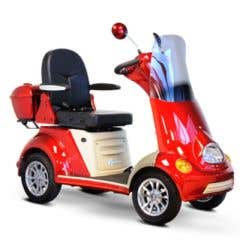 EW-52 Premium 4 Wheel Mobility Scooter - Red