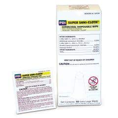 Super Sani-Cloth - 5 x 8 Wipes - Box of 50 11$