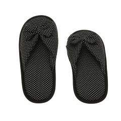 Women Memory Foam Slipper With Butterfly Tie
