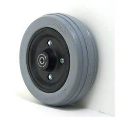 6" x 2" Caster Wheels With Urethane Tires and B10 Bearings Pair - 1 pair