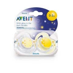 Avent Nighttime Newborn Pacifiers - Toddler Pacifiers - Case of 12