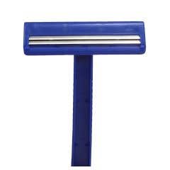 Medline Twin Blade Facial Razors, Blue, 50/Box, 10/Pack | Quill