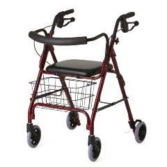 Deluxe Rollators - Blue , 250 Lbs - Case of 1