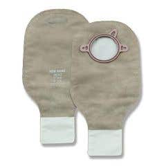 New Image 18164 Two-Piece Transparent Ostomy Pouch, Pre-cut to Fit 70 mm, Blue (Box of 10)