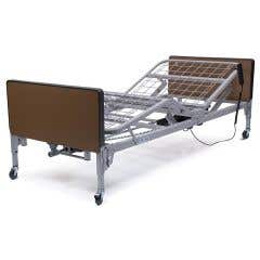 Patriot Semi-Electric Bed with Fiberboard Decorative Walnut Bed Ends