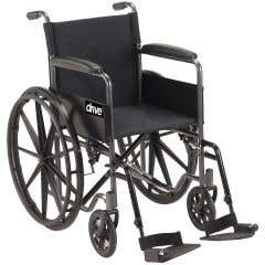 Silver Sport Wheelchair 18" Wide x 16" Deep - Each