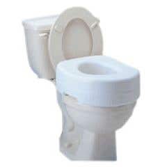 Carex Raised Toilet Seat - White