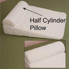 Acid Reflux Support Wedge Pillow - Half Cylinder - Each