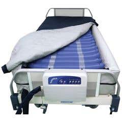 Drive Medical Med Aire Plus 8 Inch Defined Perimeter Low Air Loss and Alternating Pressure Mattress Replacement System Pump and Mattress System
