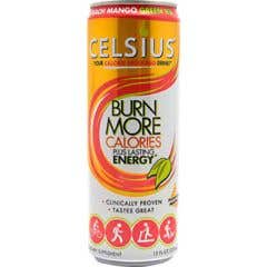 Celsius Celsius  Peach Mango Green Tea  Pack of 12