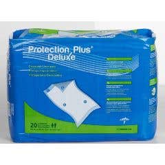 Protection Plus Deluxe Standard Disposable Underpads - Medium Absorbency - 17" x 24" - Case of 300
