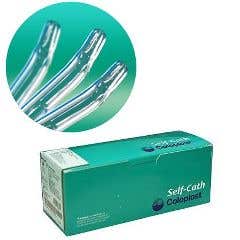 Coloplast Self-Cath Tapered Tip Coude Intermittent Catheter With Guide Stripe