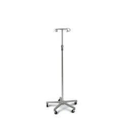 Aluminum Deluxe Five Leg IV Pole - 5 Leg , Deluxe , 4 Hook - Case of 2