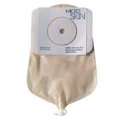 1-Piece 9" Urostomy Bag with Thick MicroDerm Plus Washer - Pre-cut 1 1/8" (29mm) - Box of 10
