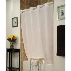 Invacare Benchbuddy Hookless Shower Curtain - White - Pack of 6