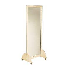 Glass Mirror Mobile Caster Base