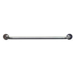 DMI Textured Steel Grab Bar for Bath and Shower Safety, Silver - 12 inch, Silver