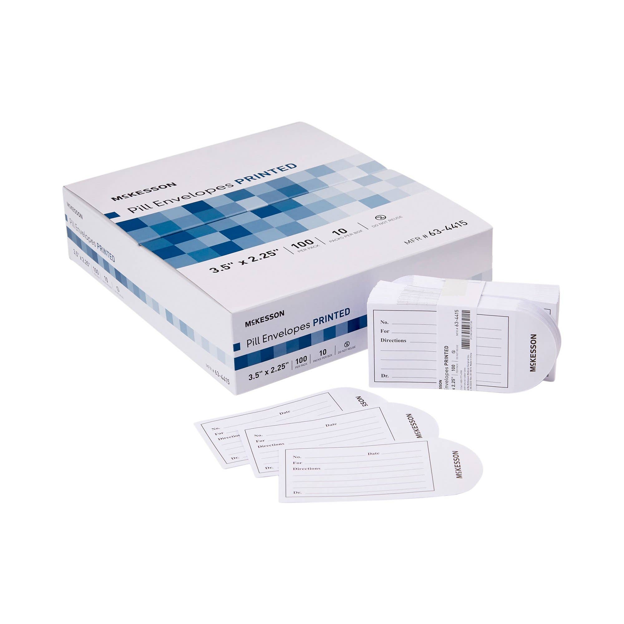 McKesson Pill Envelope, 3½ x 2¼ Inch- PK/1