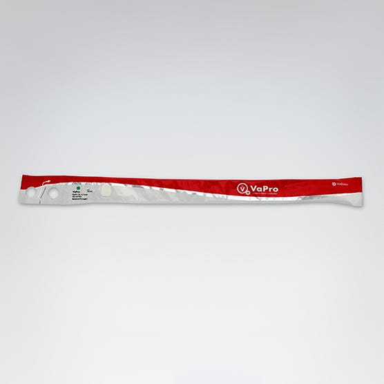 VaPro Touch Free Hydrophilic Coude Intermittent Catheter, Standard with Tip