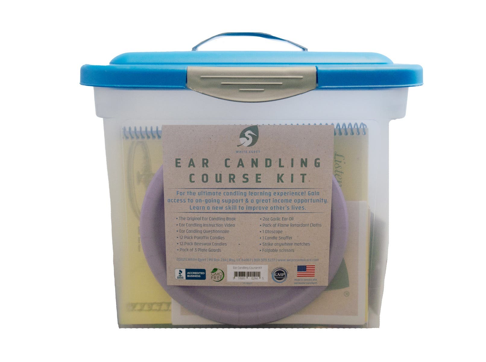 WHITE EGRET Ear Candling Course Kit