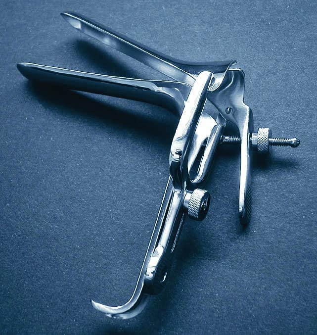 Vaginal Speculum McKesson Pederson NonSterile Office Grade Stainless Steel Double Blade Duckbill Reusable Without Light Source Capability