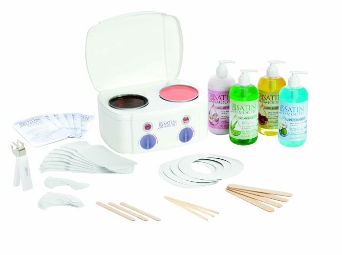 Satin Smooth Professional Double Wax Warmer Kit for Sale