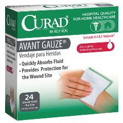 CURAD Avant Gauze Pads -  4 x 4 - 4 x 4 - Case of 576