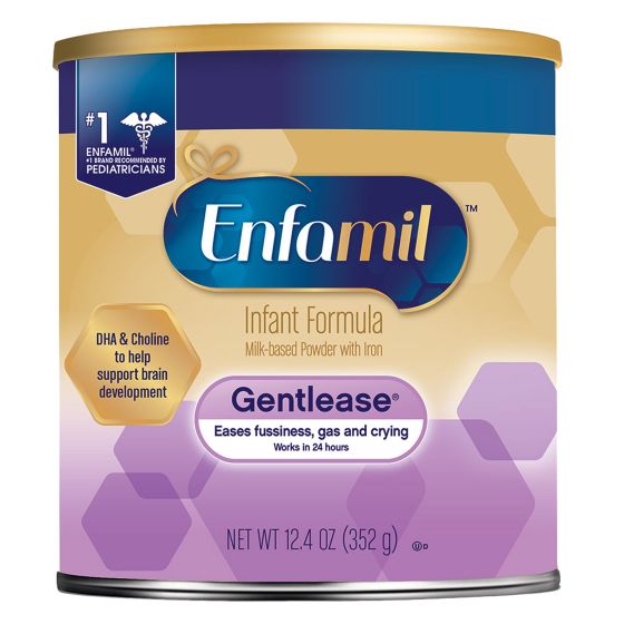 ラストセットEnfamil Gentlease 粉ミルク12.4 oz 7缶 Enfamil Gentlease Powder Infant Formula, 12.4 oz. Can