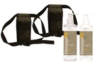 Double Massage Holster Kit for Massage Lotion & Oil Bottles