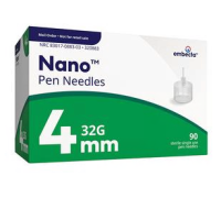 BD ULTRA-FINE Nano Pen Needle 5/32 32g