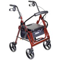 Drive Medical Duet Transport Chair & Rollator Combo