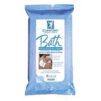 Comfort Bath Cleansing Washcloths - 8 Wipes per Pack
