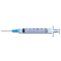 3 mL Luer-Lok Syringe 25g x 1-1/2 PrecisionGlide Detachable Needle - Box of 100