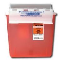 SharpStar In-Room Sharps Containers with Counter Balanced Lid - 5qt - Each